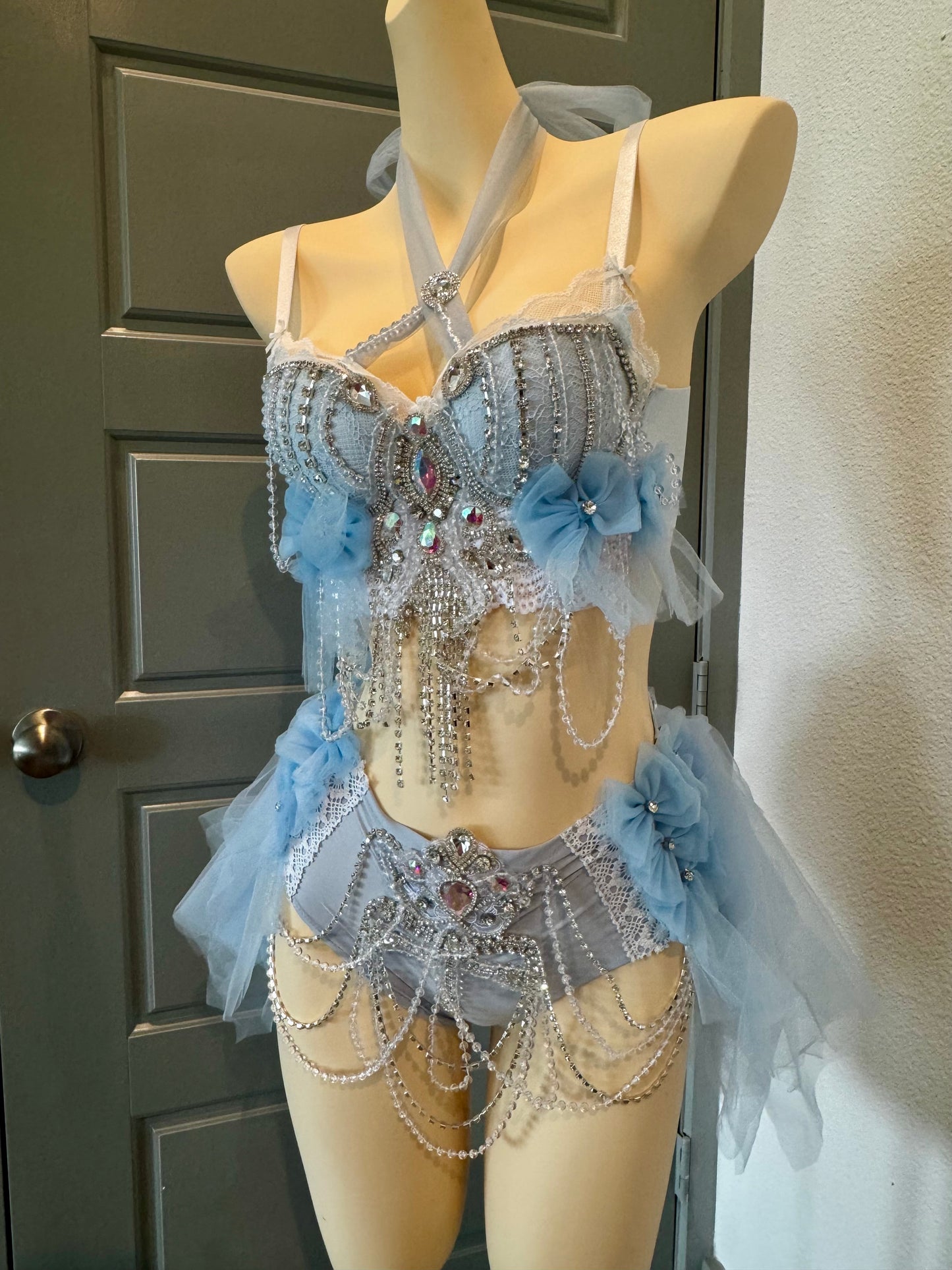 Heart of the Glacier| Rave Festival Outfit | Top + Bottom
