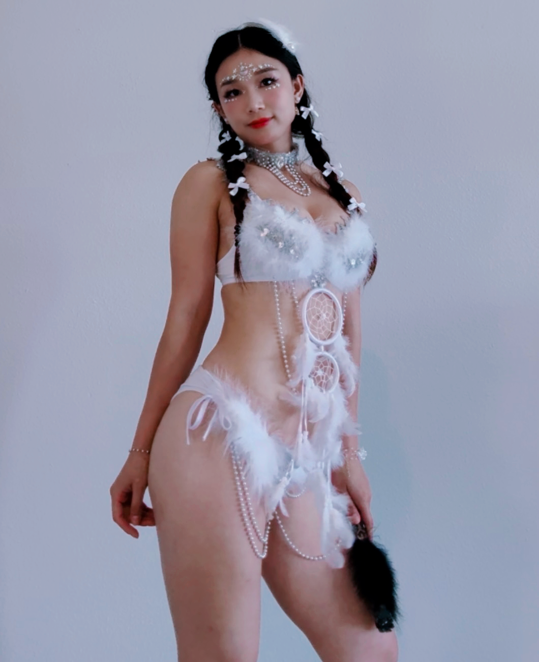 Fluffy Furry Fan | Rave Accessary