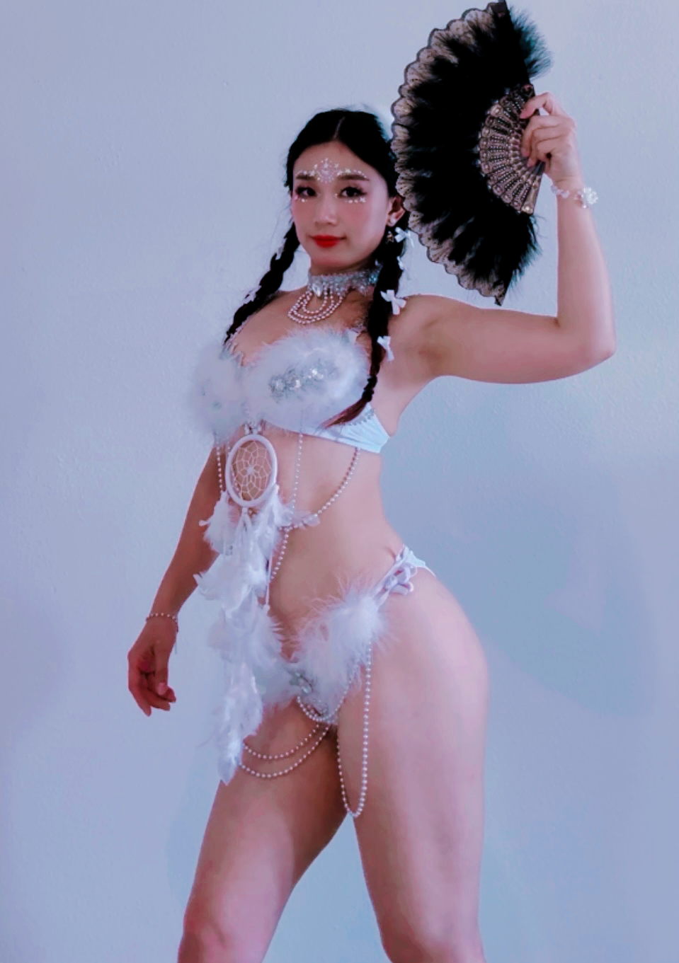 Fluffy Furry Fan | Rave Accessary