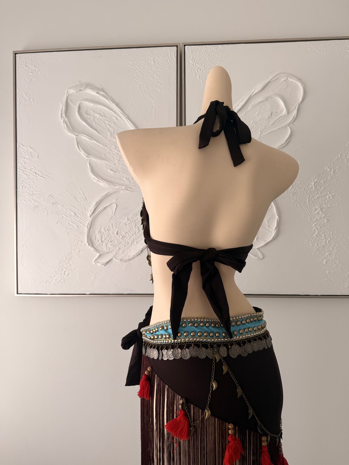 Sultan’s Mirage | Rave Festival Outfit | Top + Wrap Skirt 2 Piece Set