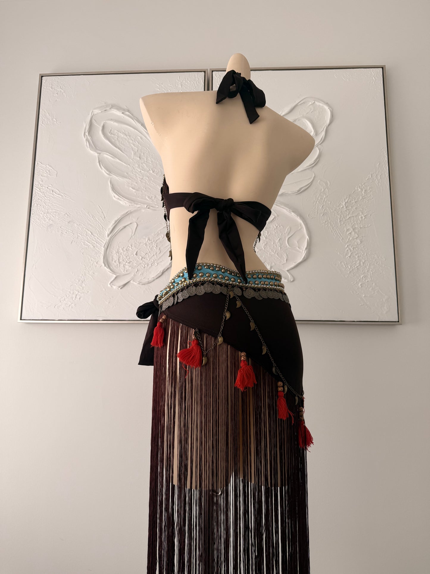 Sultan’s Mirage | Rave Festival Outfit | Top + Wrap Skirt 2 Piece Set