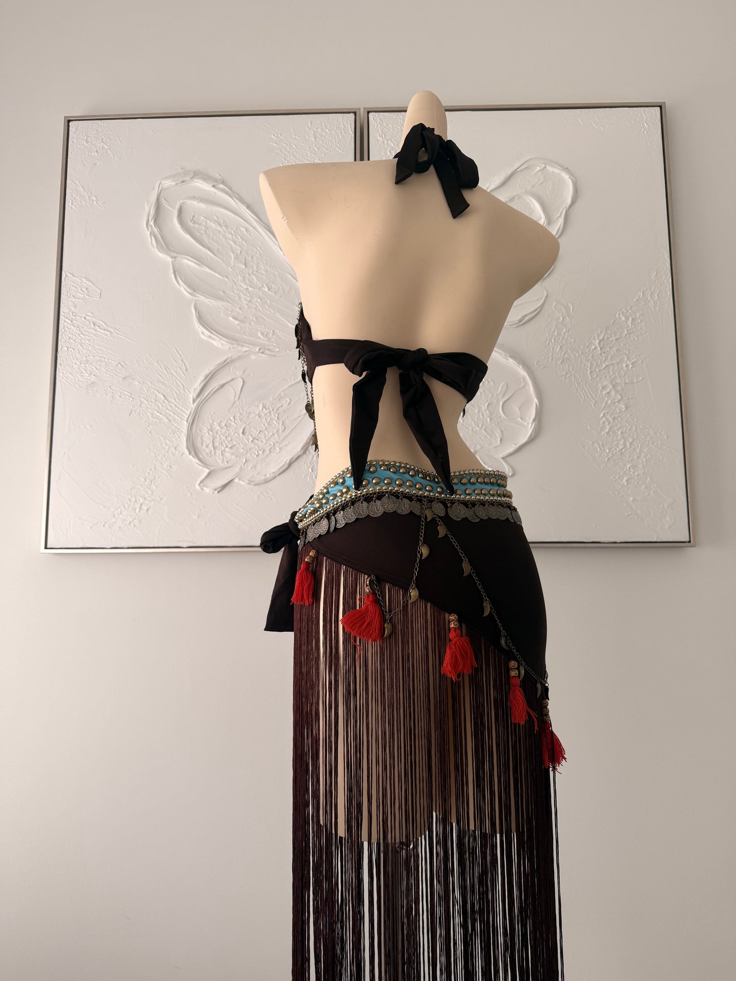 Sultan’s Mirage | Rave Festival Outfit | Top + Wrap Skirt 2 Piece Set