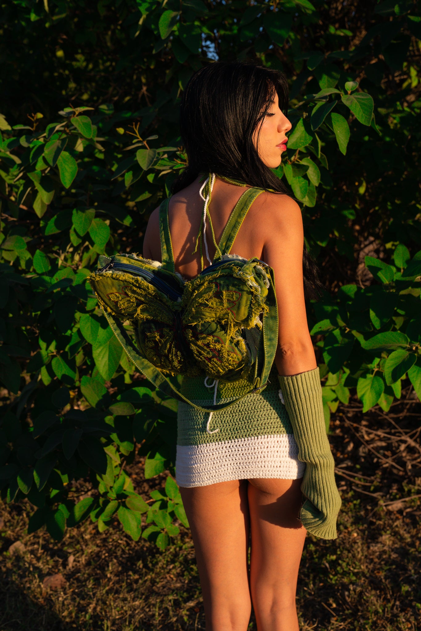 Green Butterfly Bag