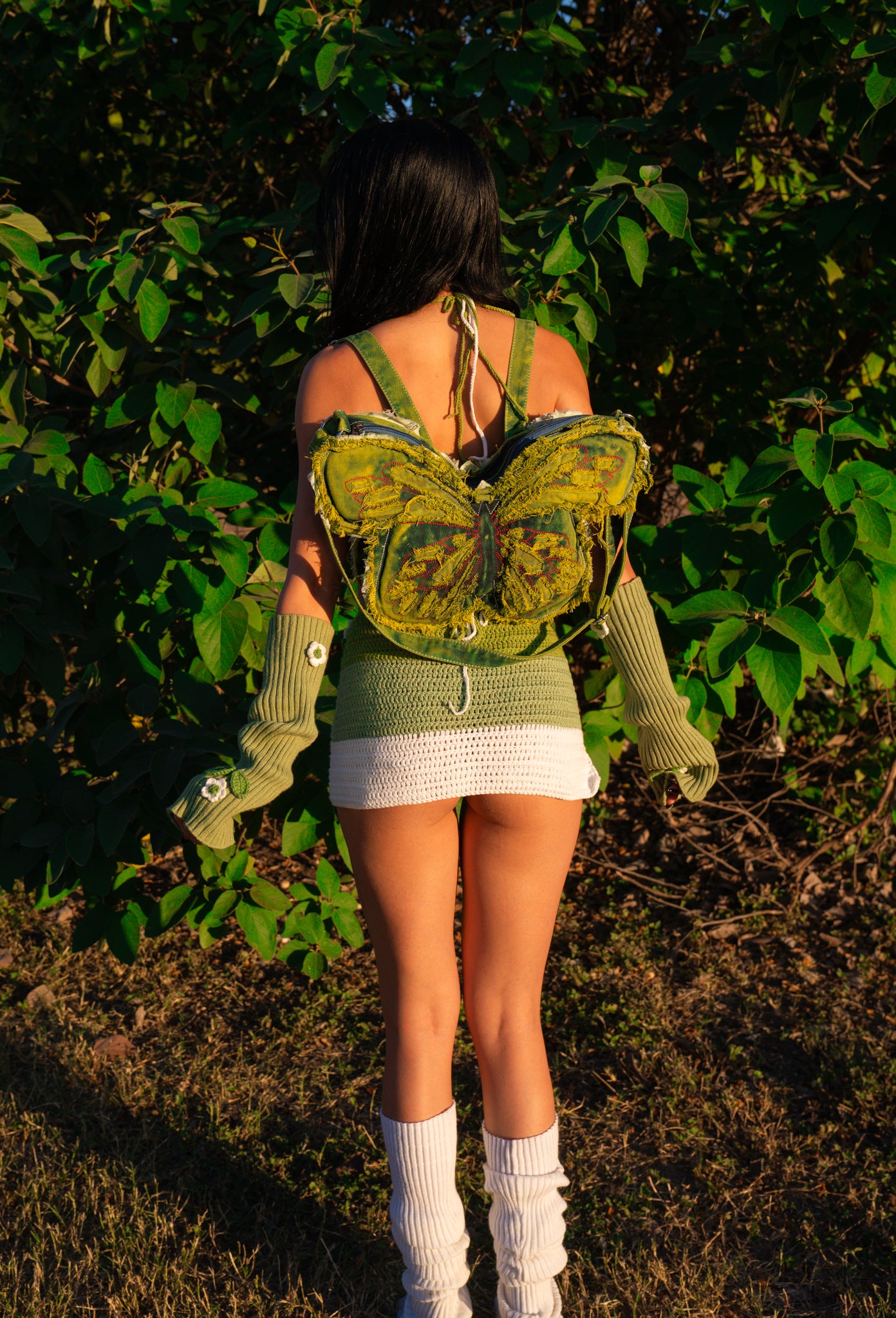 Green Butterfly Bag