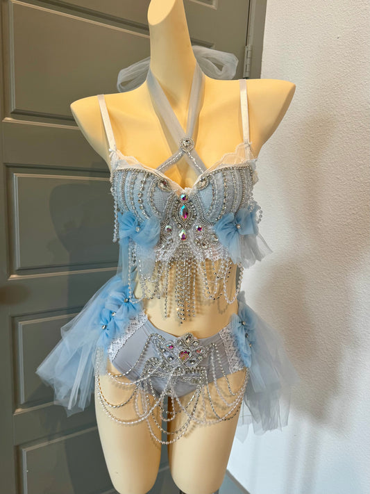 Heart of the Glacier| Rave Festival Outfit | Top + Bottom