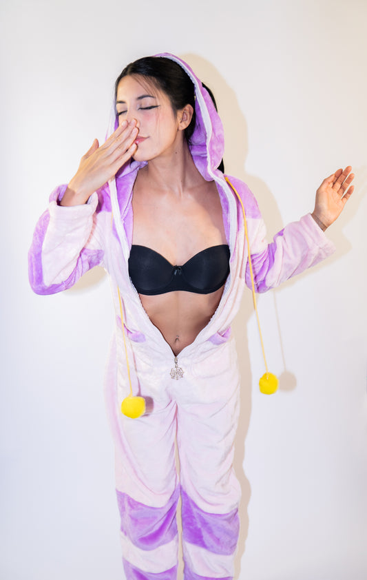 Street Fighter Juri Costume for Cosplay /Halloween | Onesie + Spider + Black Bra 3 Piece